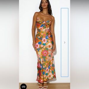 Hello Molly Intriguing Girl Maxi Dress Orange